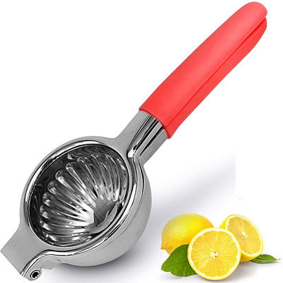 Manual Lemon Citrus Press Juicer dengan pegangan karet silikon dan desain stainless steel