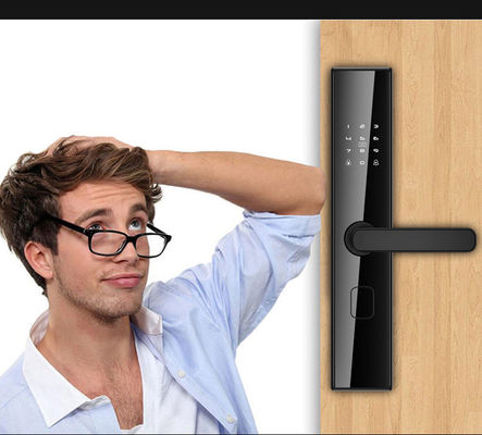Outdoor Security Digital Door Handle dengan Tuya Ttlock dan Fingerprint Recognition