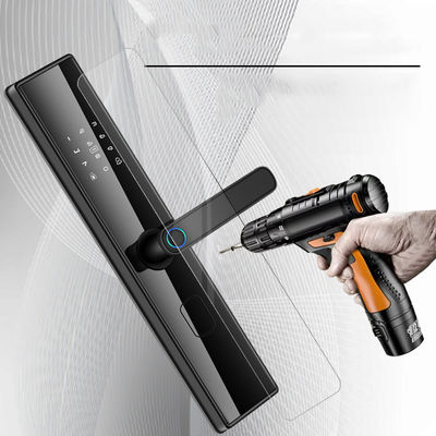 Outdoor Security Digital Door Handle dengan Tuya Ttlock dan Fingerprint Recognition