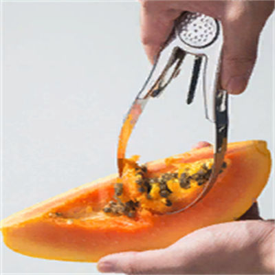 Alat dapur stainless steel untuk menggali buah-buahan secara berkelanjutan dan menghilangkan biji mangga