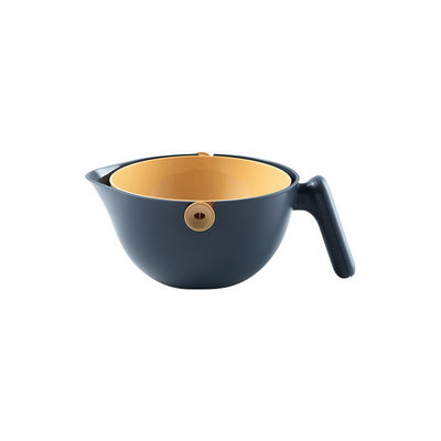 302g PP ABS Double Layer Rotating Drainage Basket untuk mencuci sayuran