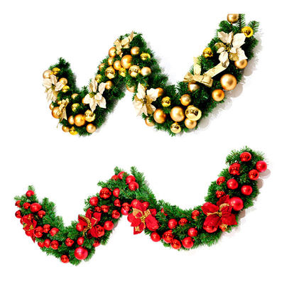 Pre Lit Wreath for Shopping Mall Hotel Outdoor Dekorasi Pintu Gantung Dekorasi