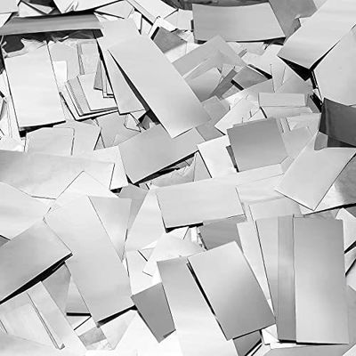Ungu 2 * 5cm Partai Popper Confetti Cannon Biodegradable persegi panjang Bulat Bentuk Hati Hijau Putih Hitam Confetti Gold Foil Free Sample