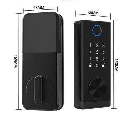 Pintu Aman Outdoor Waterproof Touch Keypad Access Control Card Reader dengan Aplikasi