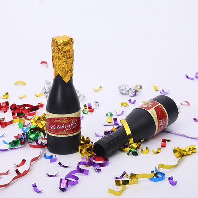 Custom Logo Bottle Champagne Party Popper Aksesoris Perayaan Tahun Baru