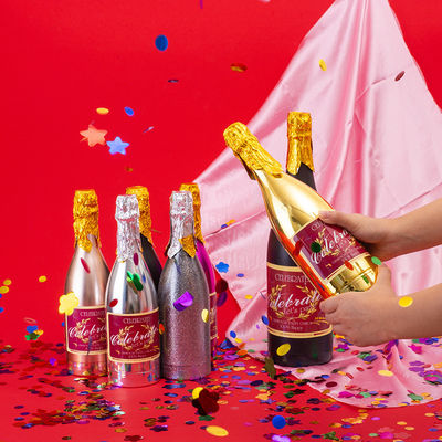 Custom Logo Bottle Champagne Party Popper Aksesoris Perayaan Tahun Baru