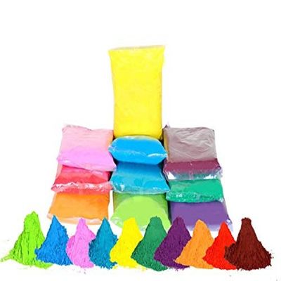 Ukuran 13*18cm Rainbow Run Corn Starch untuk Festival Coloured Starch