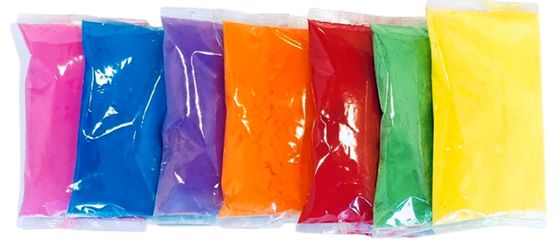 Ukuran 13*18cm Rainbow Run Corn Starch untuk Festival Coloured Starch