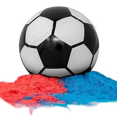 Gender Reveal Props Confetti Powder Filler 14*14*14cm Sepak bola untuk perayaan bayi