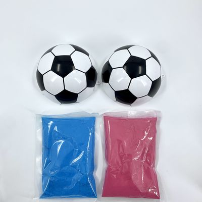 Gender Reveal Props Confetti Powder Filler 14*14*14cm Sepak bola untuk perayaan bayi