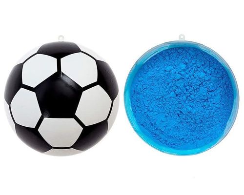 Gender Reveal Props Confetti Powder Filler 14*14*14cm Sepak bola untuk perayaan bayi