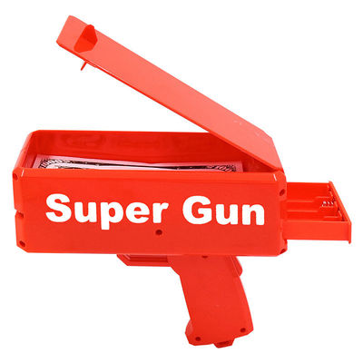 18.5cmX8cmX17.5cm Plastic Jet Currency Gun untuk Game Bar Pernikahan