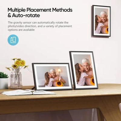 Supply Bulk 10 inci 16g WiFi LCD Cloud Video Download Frameo Digital Foto Gambar Frame