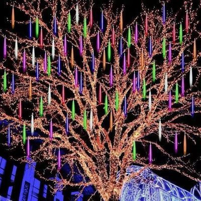Jatuh Hujan Peri LED String Lampu dalam Desain Kubus untuk Dekorasi Rumah Liburan Party