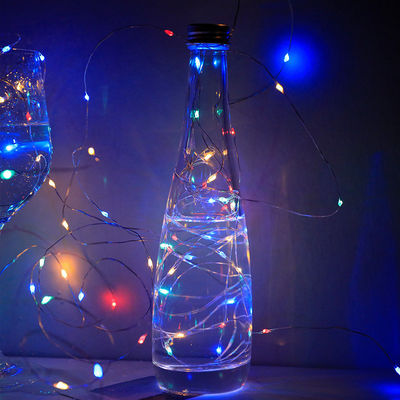 7/22/32m Waterproof LED Solar Copper Wire Lampu Pohon Natal dengan Bahan PVC Panas