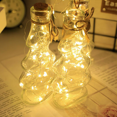 7/22/32m Waterproof LED Solar Copper Wire Lampu Pohon Natal dengan Bahan PVC Panas