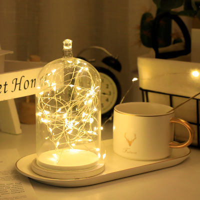 Lampu string pernikahan Natal 7-102m Waterproof Baterai putih hangat / USB / Daya Surya