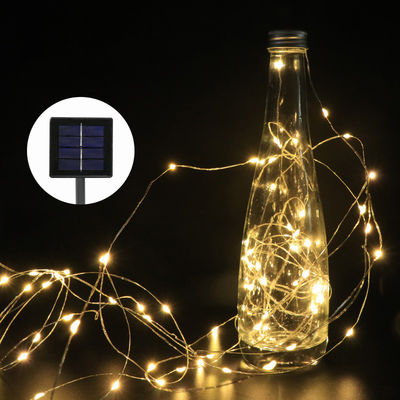 Lampu string pernikahan Natal 7-102m Waterproof Baterai putih hangat / USB / Daya Surya