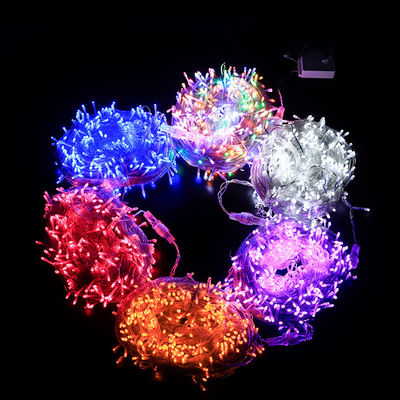 Dream Color Lampu Natal String 10leds/m 5m 10m PVC Waterproof Led yang dapat dihubungi
