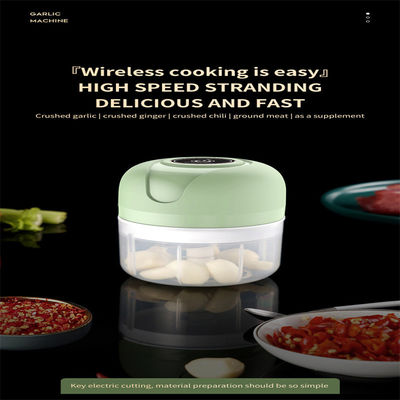Direct Sell Wireless Electric Garlic Masher Press Mincer untuk pemotong buah Sayuran