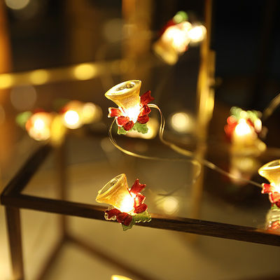 Fairy Star Lights LED String Hitam Lampu Natal Dekorasi dengan Logo Disesuaikan
