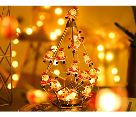 Fairy Star Lights LED String Hitam Lampu Natal Dekorasi dengan Logo Disesuaikan