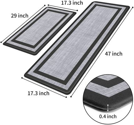 Waterproof Non slip Mat untuk dapur kantor dan kamar mandi Bahan PVC desain panjang