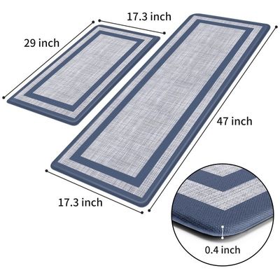 Waterproof Non slip Mat untuk dapur kantor dan kamar mandi Bahan PVC desain panjang