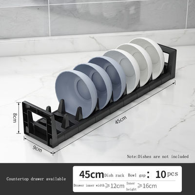 48*16*9.5 cm Pengisi Piring untuk Lemari Dapur Laci Perlengkapan Makan