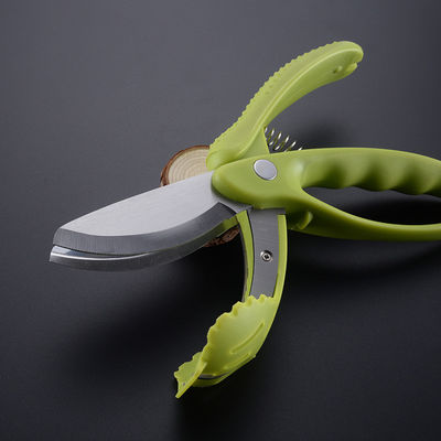 Gunting Salad dengan PP TPR Handle Green Vegetable Chopper untuk memotong salad