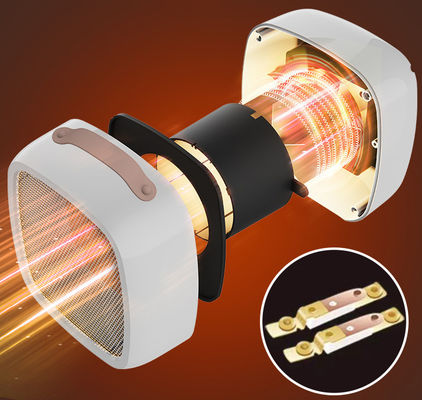 Mini PTC Fan Heater 400W Heating Wire untuk pemanasan yang nyaman dan nyaman di ruang kecil