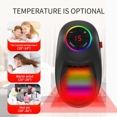 0.5kg Plug-in Wall Heater Pemanas listrik portabel untuk taman Rumah kecil Pemanas musim dingin