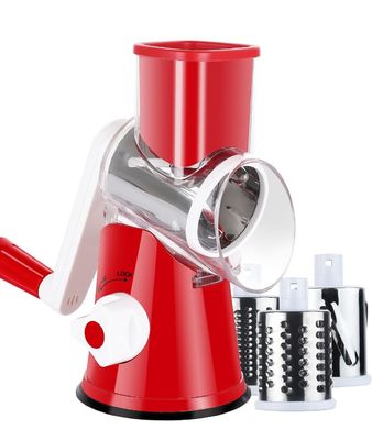 Jual Teratas Buah Sayuran Rotary Grater Stainless Steel Multi-Fungsi Slicer Cutter