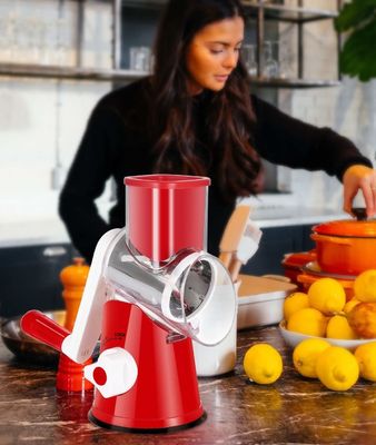 Jual Teratas Buah Sayuran Rotary Grater Stainless Steel Multi-Fungsi Slicer Cutter