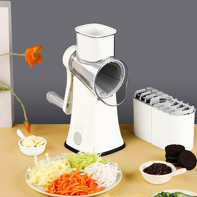 Peralatan Dapur Berkelanjutan 5 dalam 1 Rotary Grater untuk Memotong dan Grating Sayuran