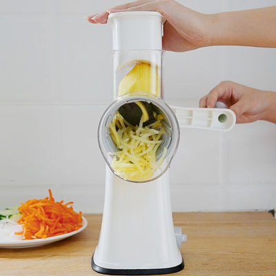 Peralatan Dapur Berkelanjutan 5 dalam 1 Rotary Grater untuk Memotong dan Grating Sayuran