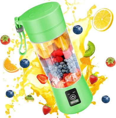 Silikon PC Listrik Mini Bottle Ice Blender Rumah USB 2/4/6 Blades Juicer Cup Mesin