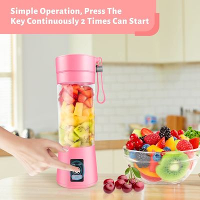 380ml Kapasitas Mini Blender USB Rechargeable Jus Buah Portable Juicer Cup untuk Rumah