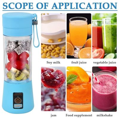 380ml Kapasitas Mini Blender USB Rechargeable Jus Buah Portable Juicer Cup untuk Rumah