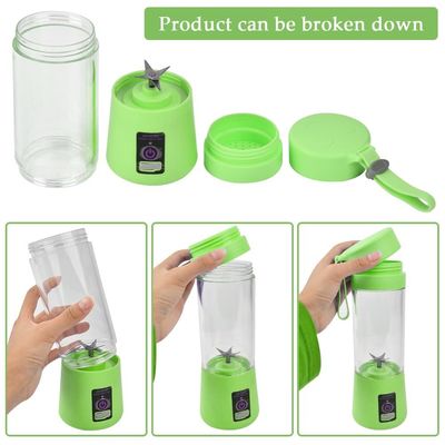 2/4/6 Blades Mini USB Rechargeable Home Blender And Mixer untuk Portable Green Juicing