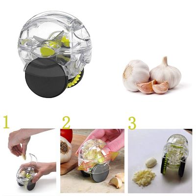 Plastik Rolling Bawang Putih Press Crusher Chopper Dapur Gadgets 6.3 * 5.0 * 8.0 cm Dapat diterima