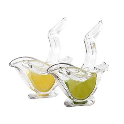 Alat Sayuran Buah Akrilik Bentuk Burung Manual Lemon Squeezer untuk GPPS Tipe Plastik