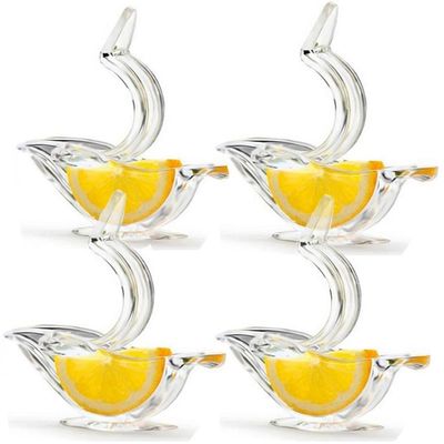 Alat Sayuran Buah Akrilik Bentuk Burung Manual Lemon Squeezer untuk GPPS Tipe Plastik