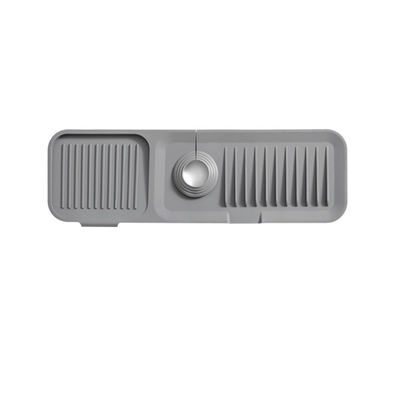 Silicone Sink Splash Guard Catcher Handle Drip Draining Pad Absorbent Mat untuk OEM / ODM