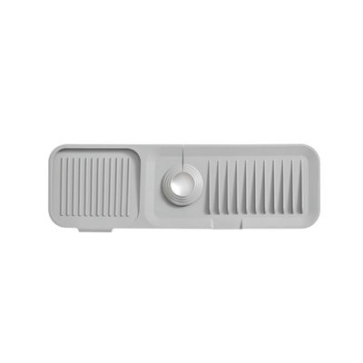 Silicone Sink Splash Guard Catcher Handle Drip Draining Pad Absorbent Mat untuk OEM / ODM
