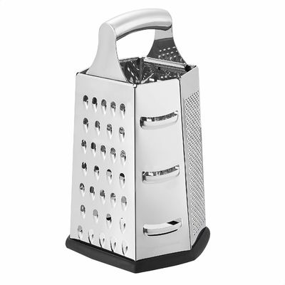 Best Seller Aksesoris Dapur 6 Sisi Manual Cheese Grater Dibuat dari 410 stainless steel