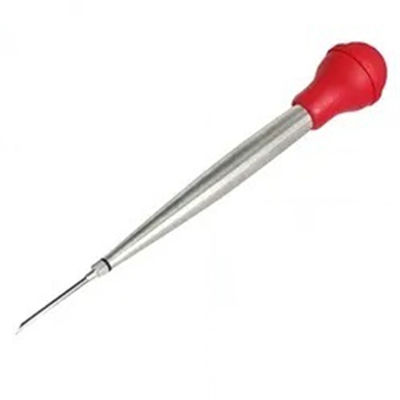 304 Stainless Steel Silicone Drip Oil Seasoning Tube untuk BBQ Turkey Jarum di Balck