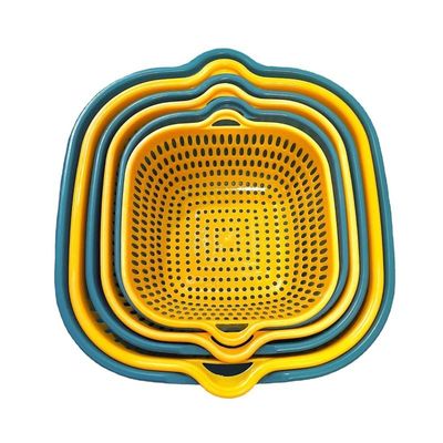 Gudang Sayuran Rumah Tangga 6 pcs Plastik Lantai Dua Multi Air-Drainage Clean Drain Basket
