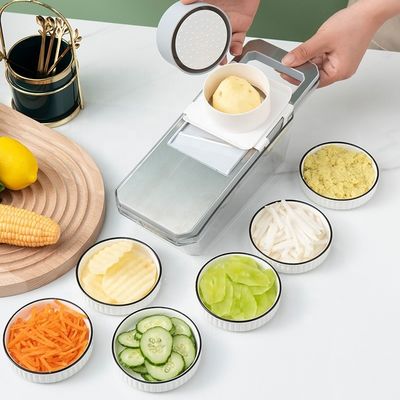 Mint Green Stainless Steel Vegetable Slicer Sempurna untuk persiapan makanan cepat dan mudah