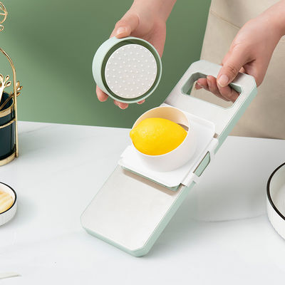 Mint Green Stainless Steel Vegetable Slicer Sempurna untuk persiapan makanan cepat dan mudah